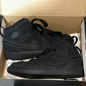 Nike Triple Black High-Top Sneakers